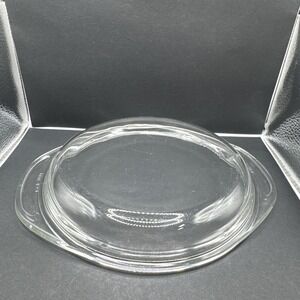 PYREX Clear Glass 683-C Lid with Handles VTG USA